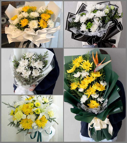 安徽滁州市定远县藕塘镇白事花束代送